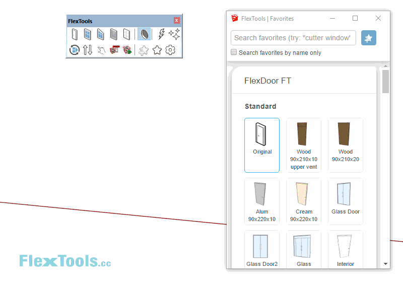 Component Finder Favorites Animation Easily find and apply components from the FlexTools Component Finder and group save your favorite components
