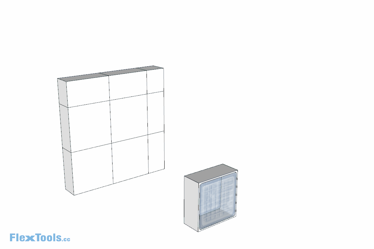 FlexPanel with Glass Blocks