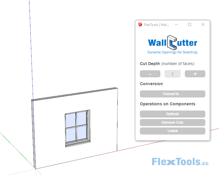 Copy a Wall with WallCutter Components - Animation