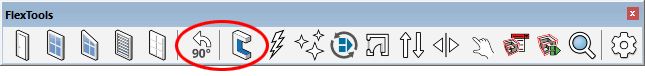 FlexTools Toolbar - WallCutter Buttons FlexTools Toolbar - WallCutter Buttons