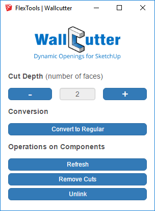 WallCutter Control Panel Image