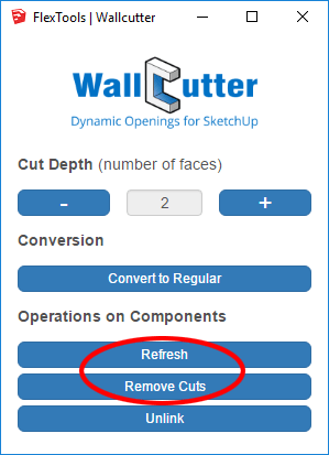 WallCutter Control Panel - Advanced Operations