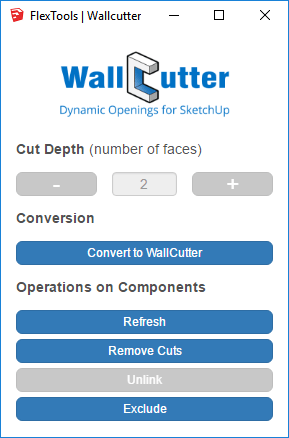 WallCutter Control Panel