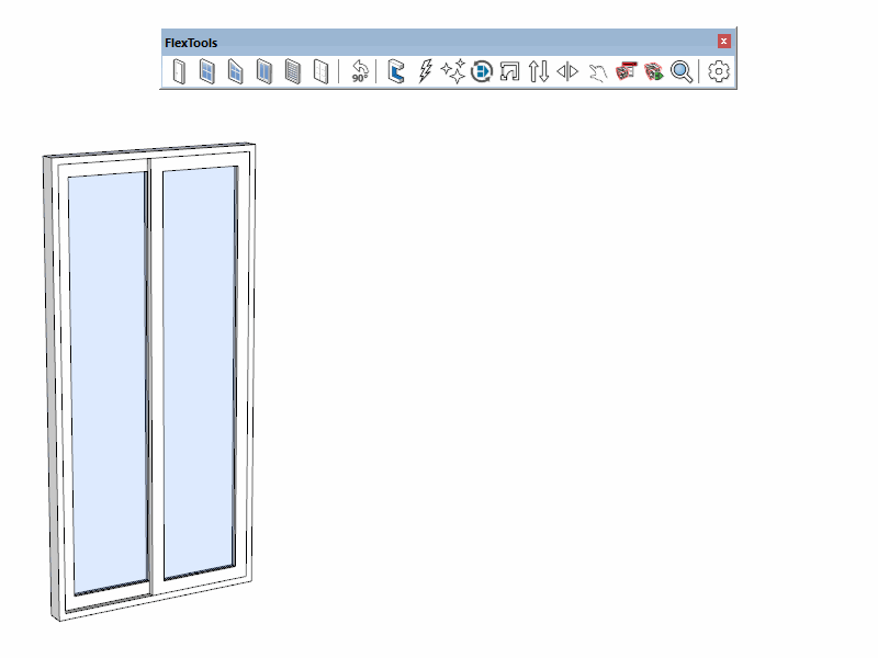FlexSlider 4-Panel Door
