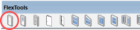FlexDoor component on the flextools toolbar