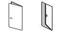 Flex Minimal Door A and B Icons