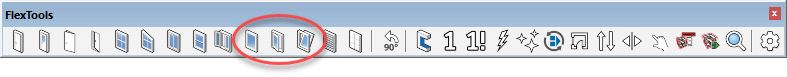 The 3 New Flex Windows in the toolbar