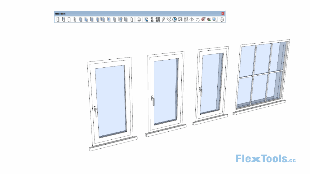 3 Flex Windows Animation