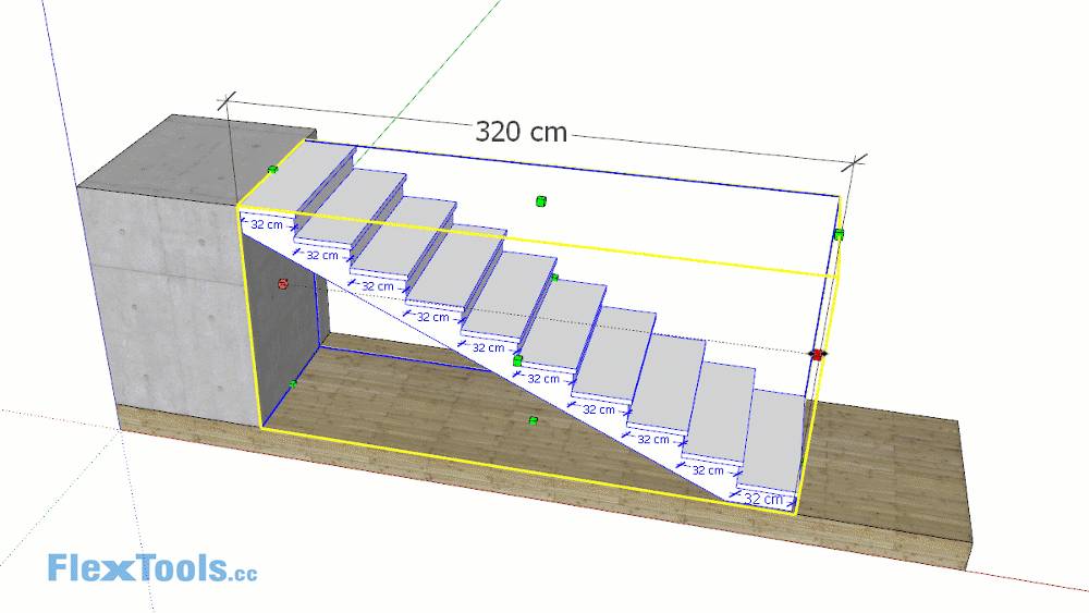 [FlexStairs With a Fixed Tread Animation]