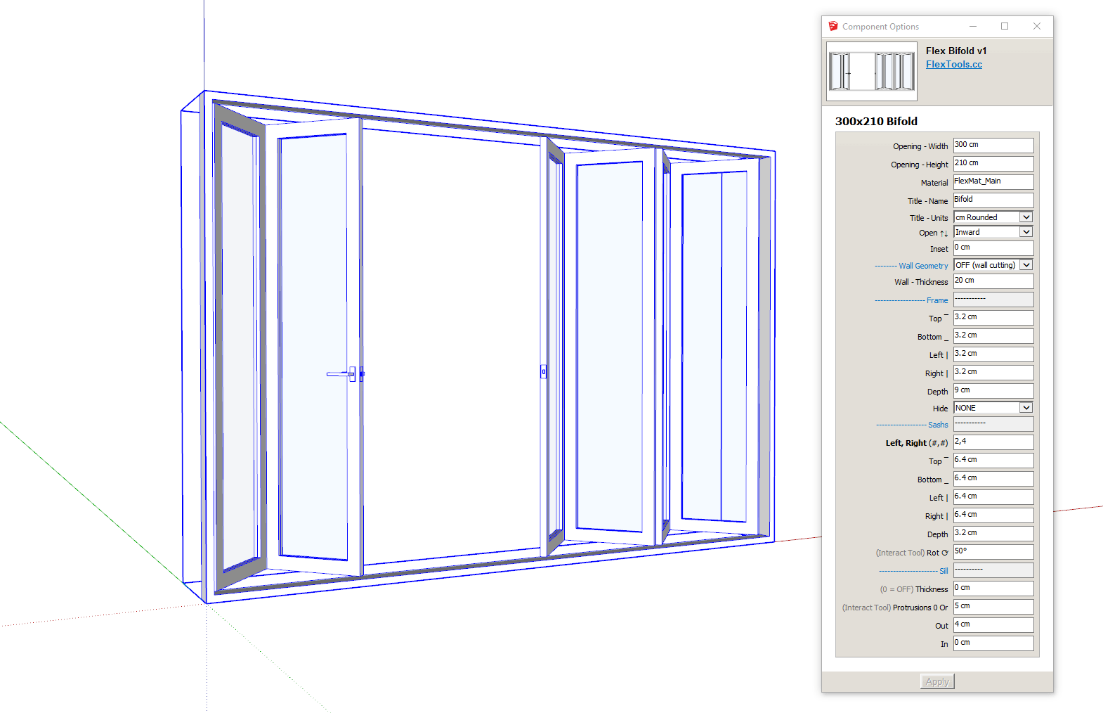 Flex Bifolding Door