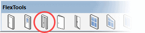 Flex Pocket Door on FlexTools Toolbar