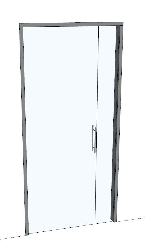 frameless glass door