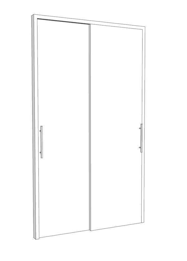 solid panels sliding door