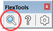 FlexTools toolbar with Componentfinder