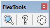 FlexTools toolbar with Componentfinder