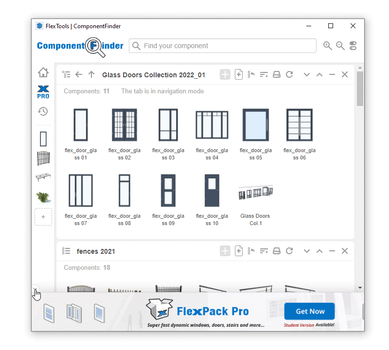 How to hide Component Finder banner
