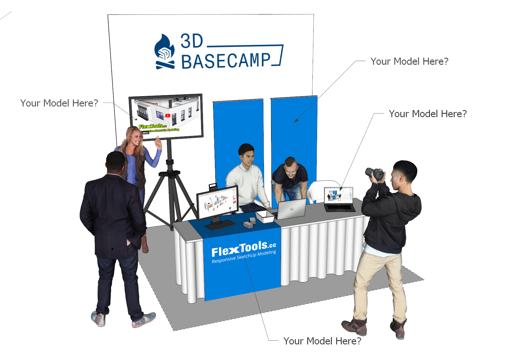 Call to all flextools users your model wanted for 3D Basecamp 2022