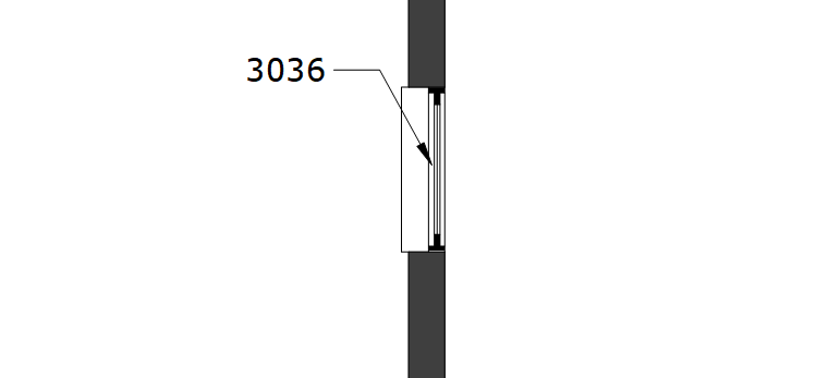 Example of Size label in WWHH units