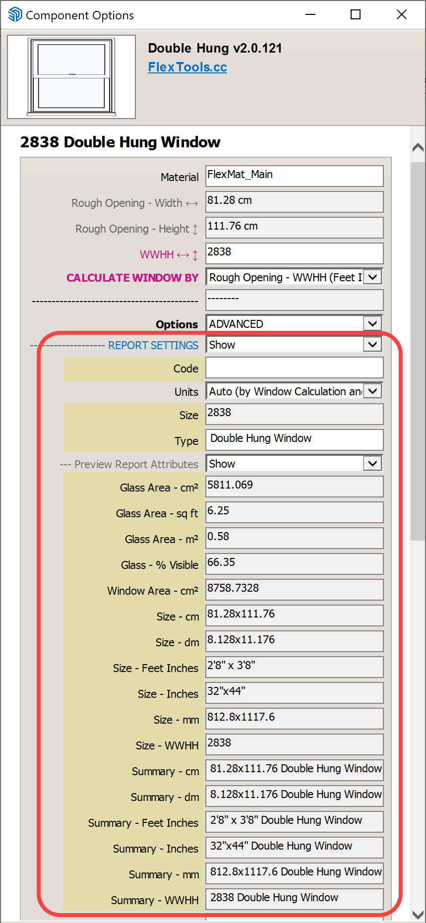 preivew report attributes for exporting metadata to layout 02